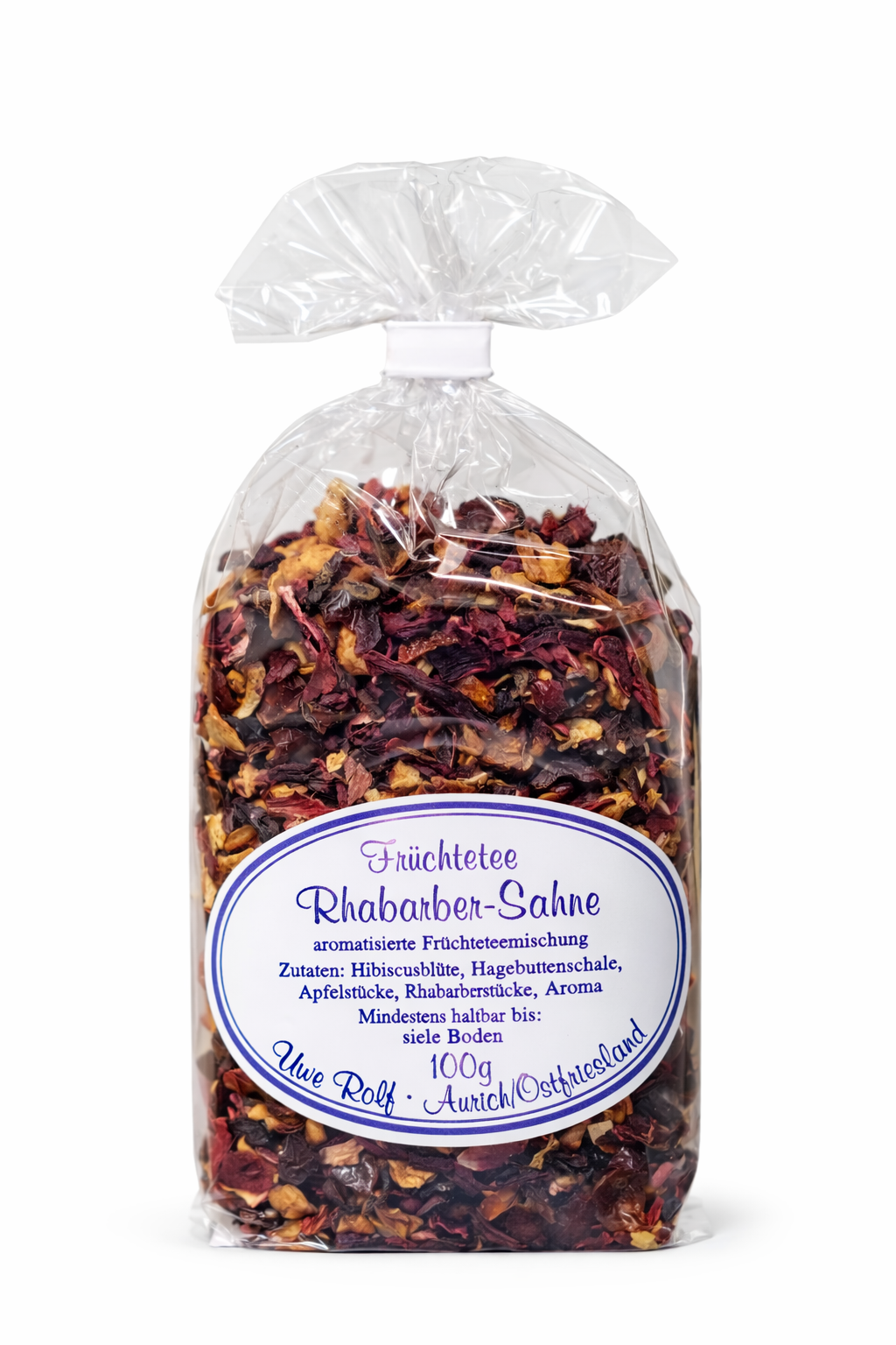 Früchtetee Rhabarber - Sahne 100g