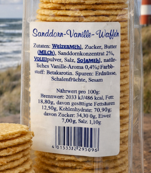 Ostfriesische Butterwaffeln 110g