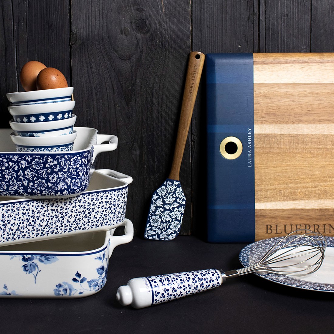 Laura Ashley Servierbrett aus Holz