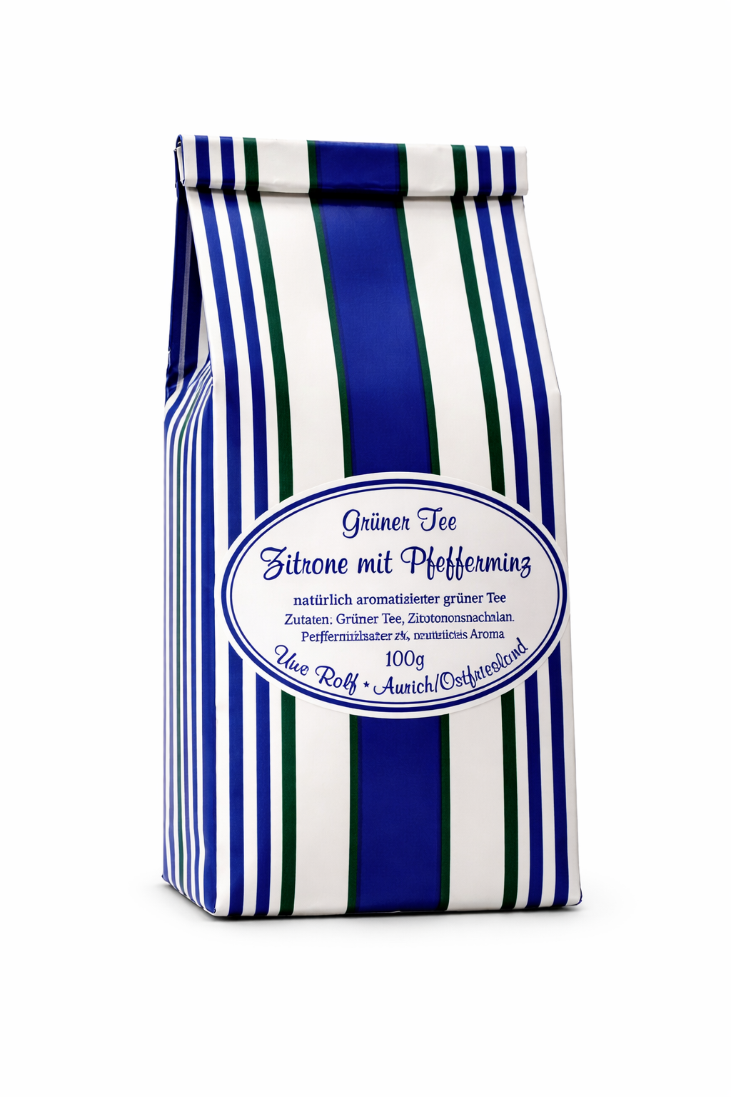 Grüner Tee Zitrone und Pfefferminz 100g