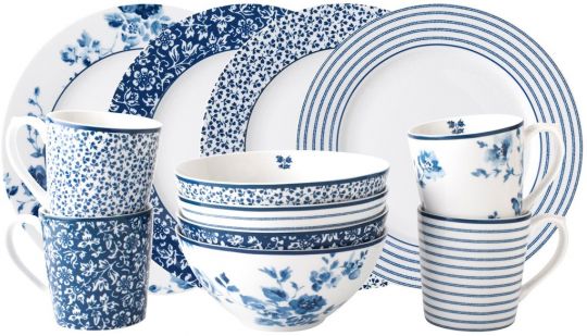 Laura Ashley Blueprint Collectables - Frühstücksset 12tlg.